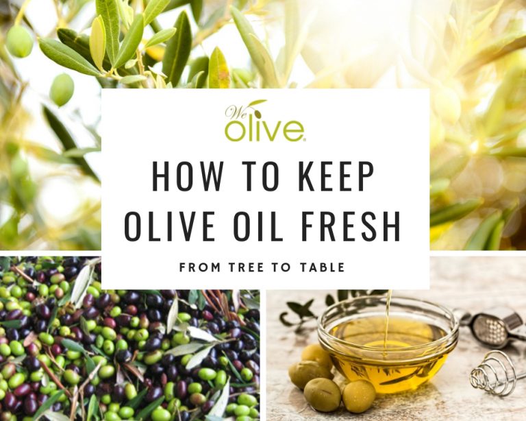 How to keep your olive oil fresh & extend the shelf life