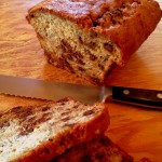 Chocolate Chip Banana Bread made with olive oil