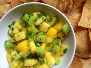 Kiwi Mango Pineapple Salsa