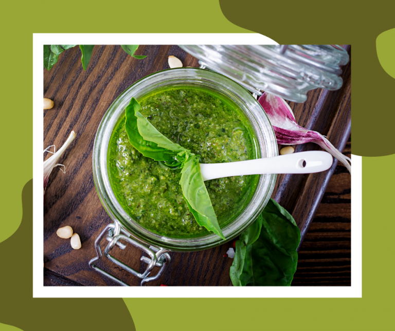 Fresh Basil Pesto Dip